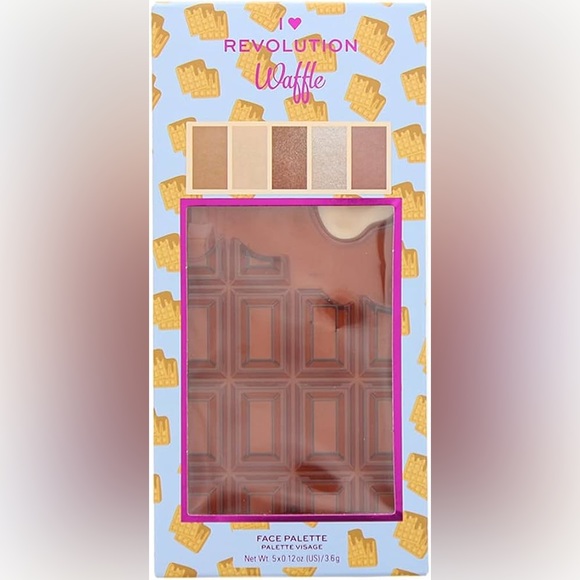 I Heart Revolution - CHOCOLATE FACE PALETTE - Contouring palette - WAFFLE (NEW) - Picture 1 of 5